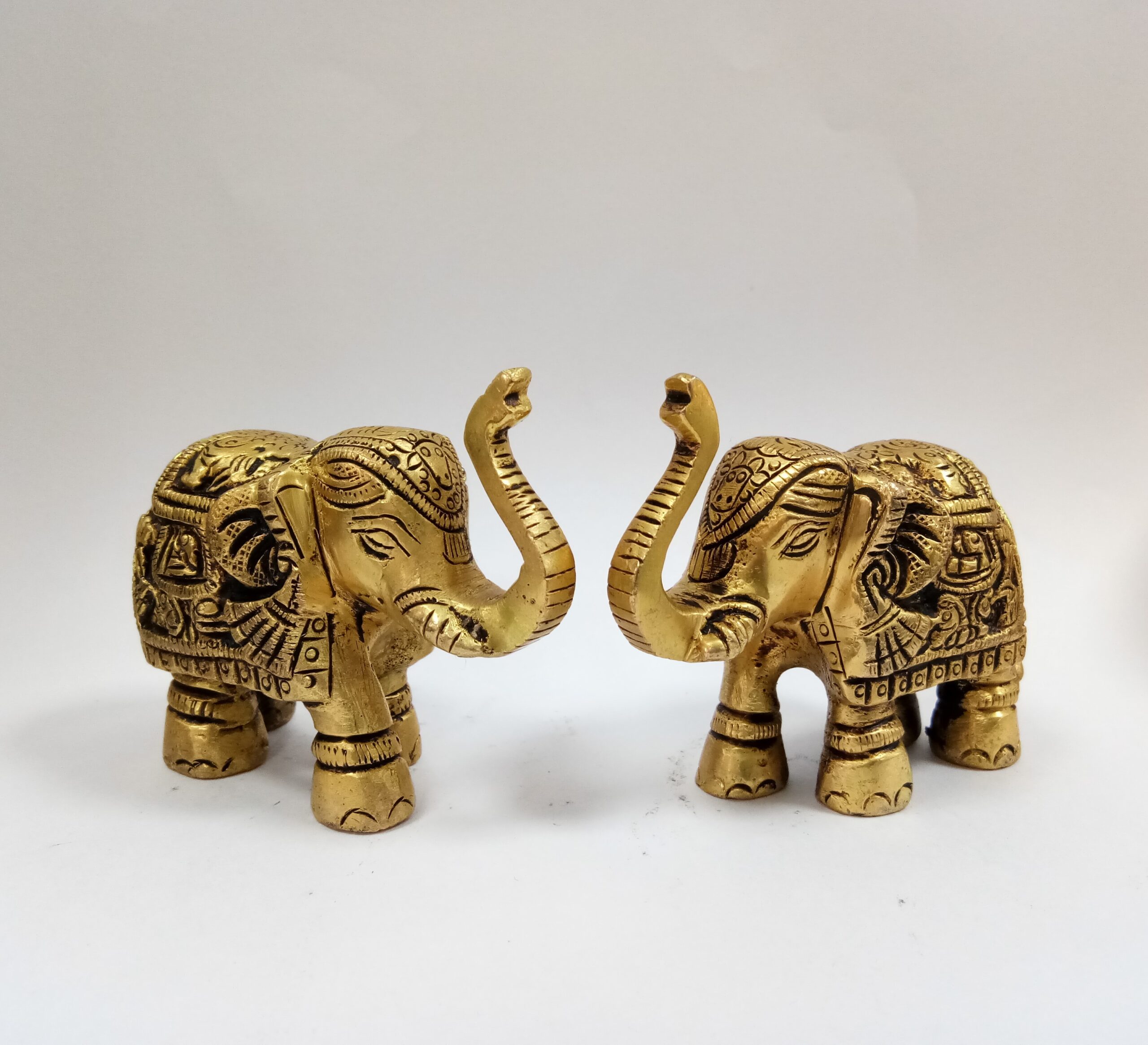 Brass Gajlaxmi (1.5 Inch) Jodi