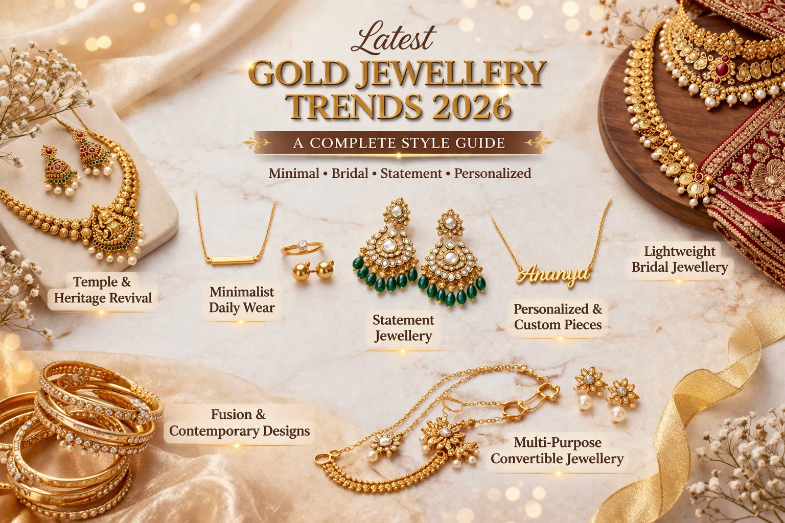 Latest Gold Jewellery Trends in 2026: A Complete Style Guide